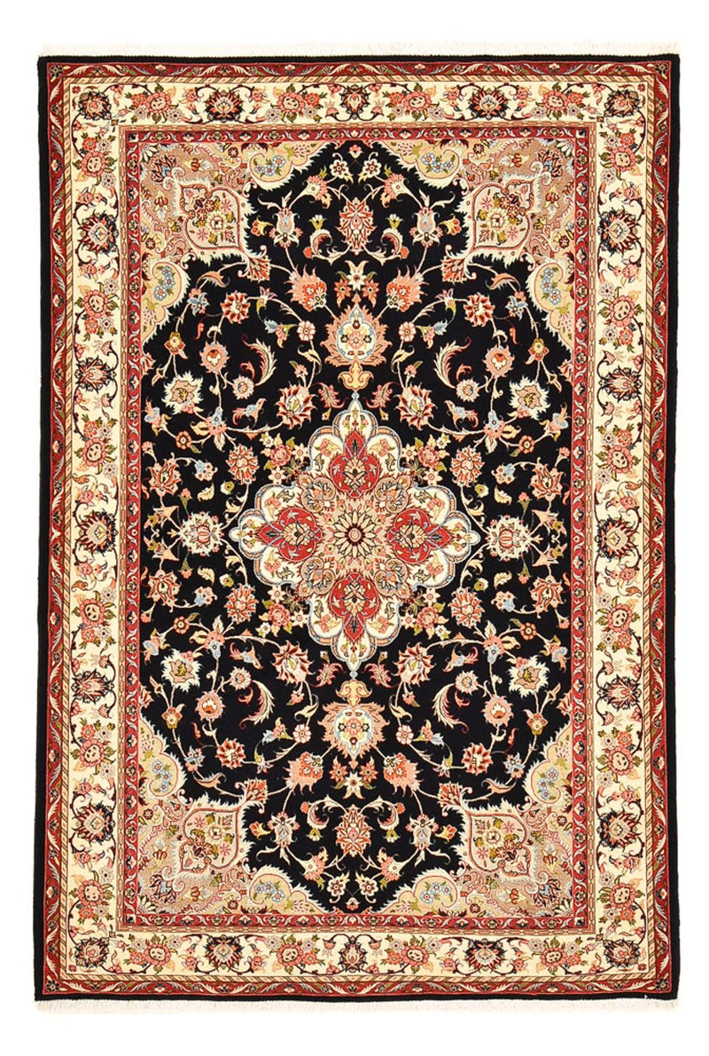 Tapete Persa - Tabriz - Royal - 203 x 142 cm - vermelho escuro