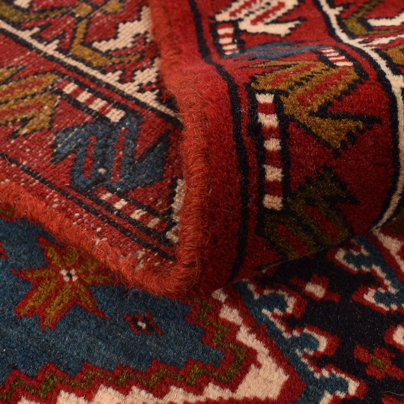 Corredor Tapete Persa - Nomadic - 388 x 92 cm - bordeaux vermelho