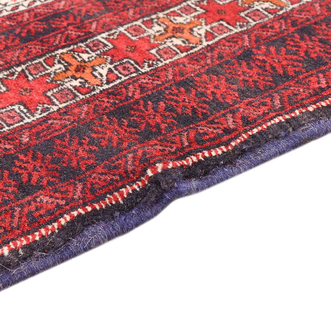 Tapete Baluch - 143 x 97 cm - multicolorido