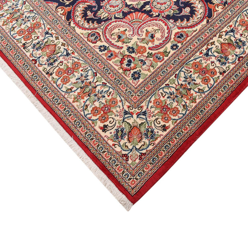 Tapete persa - Ghom - 300 x 210 cm - azul escuro