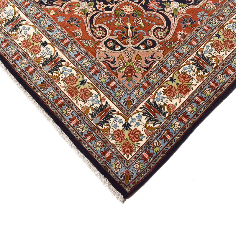 Tapete Persa - Bijar - 304 x 200 cm - azul escuro
