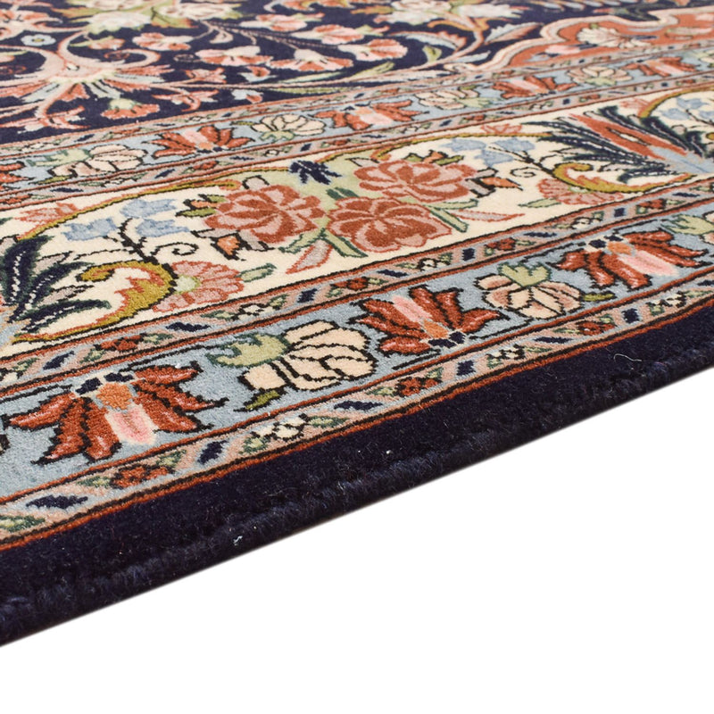 Tapete Persa - Bijar - 304 x 200 cm - azul escuro