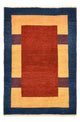 Tapete Gabbeh - Loribaft Persa - 146 x 101 cm - multicolorido