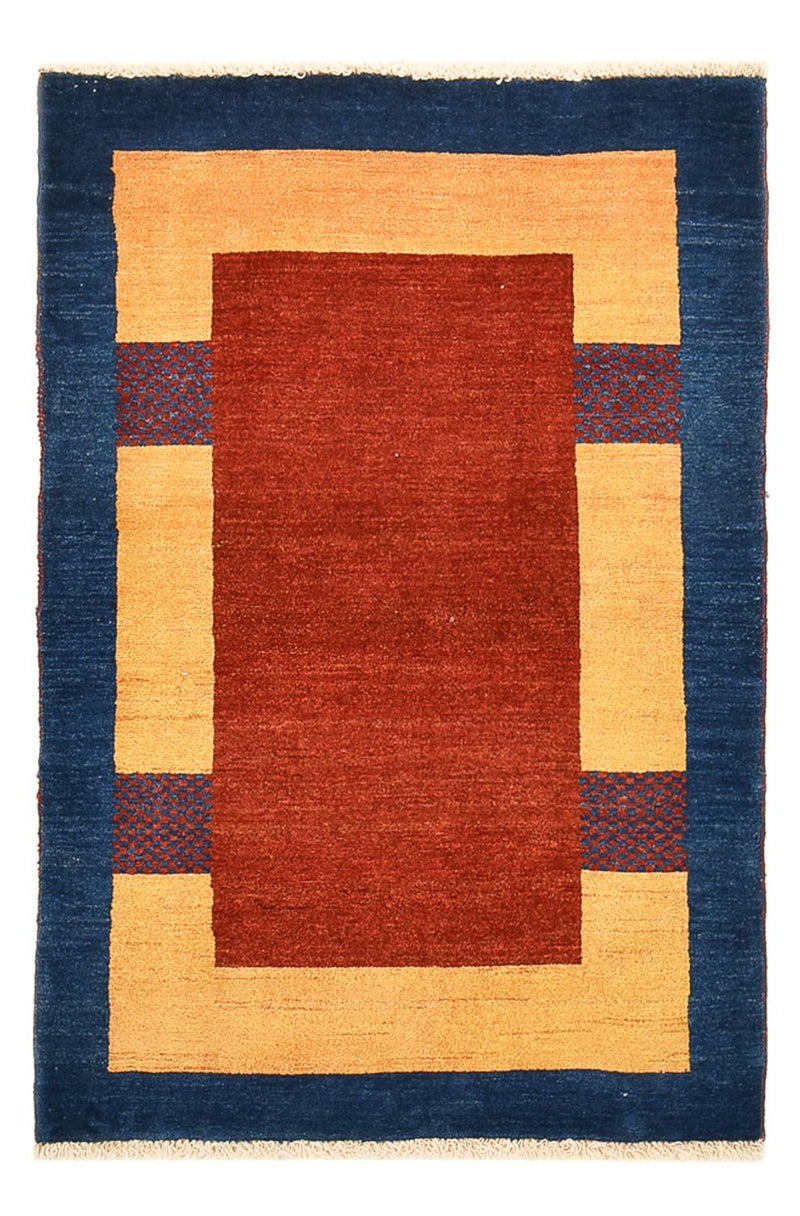 Tapete Gabbeh - Loribaft Persa - 146 x 101 cm - multicolorido