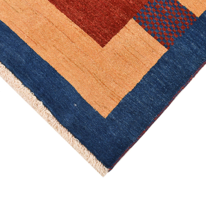Tapete Gabbeh - Loribaft Persa - 146 x 101 cm - multicolorido