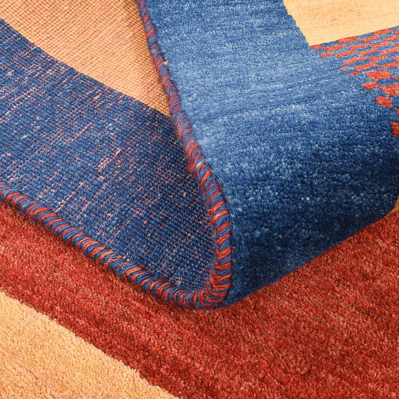 Tapete Gabbeh - Loribaft Persa - 146 x 101 cm - multicolorido