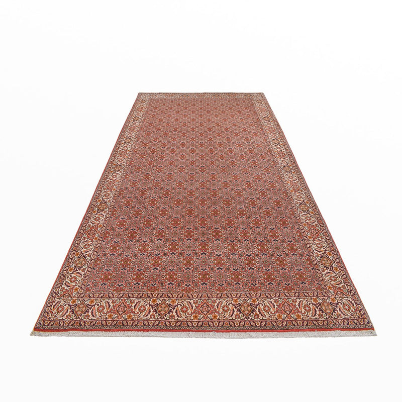 Corredor Tapete Persa - Bijar - 398 x 200 cm - ferrugem