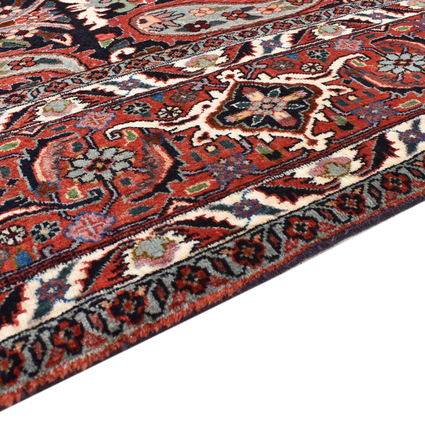 Tapete Persa - Bijar - 248 x 208 cm - ferrugem