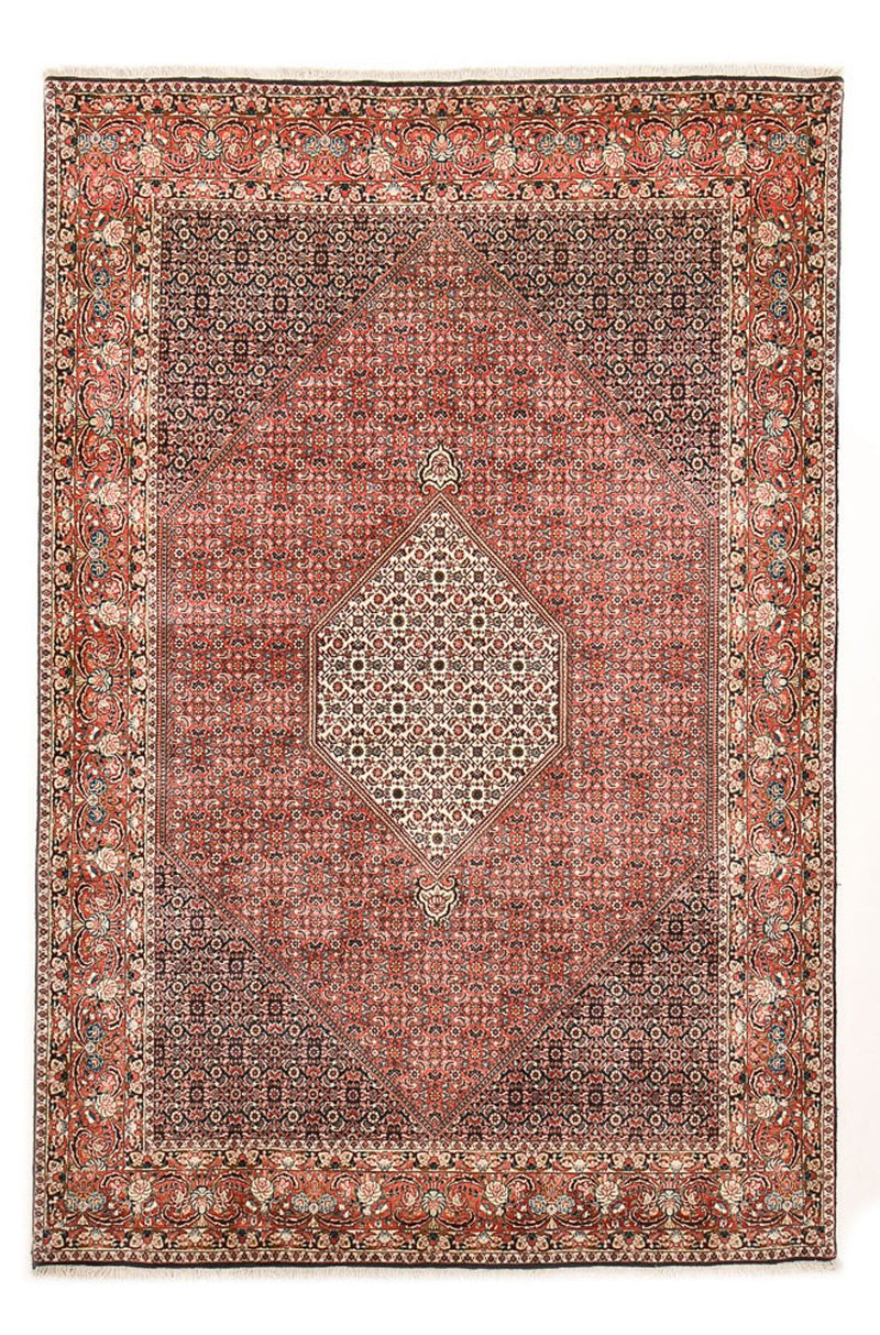 Tapete Persa - Bijar - 305 x 206 cm - ferrugem