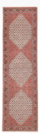 Corredor Tapete Persa - Bijar - 297 x 85 cm - ferrugem