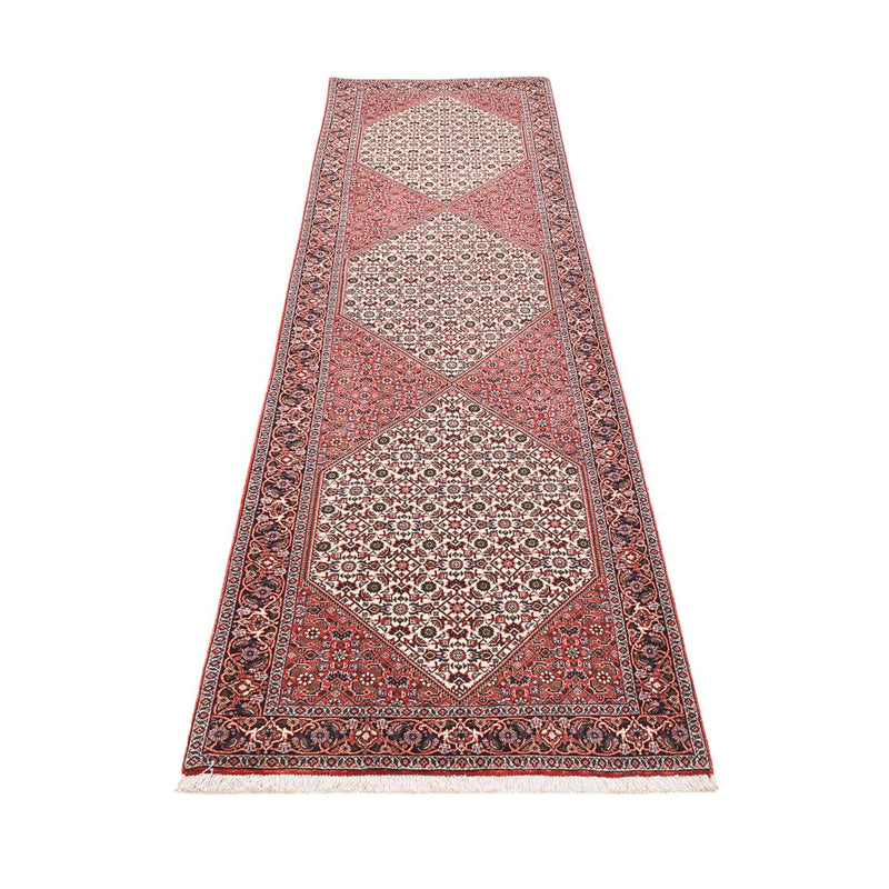Corredor Tapete Persa - Bijar - 297 x 85 cm - ferrugem