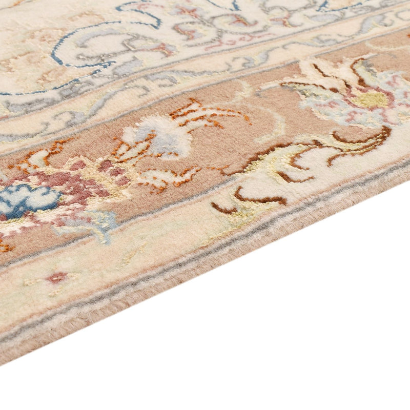 Corredor Tapete Persa - Tabriz - Royal - 372 x 87 cm - bege