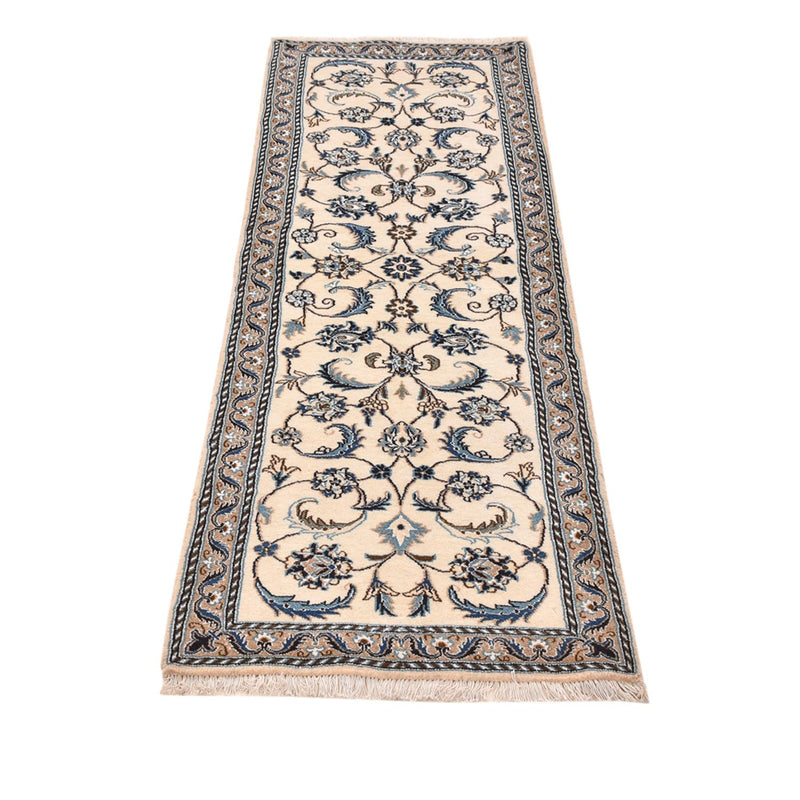Corredor Tapete Persa - Nain - Royal - 200 x 60 cm - creme