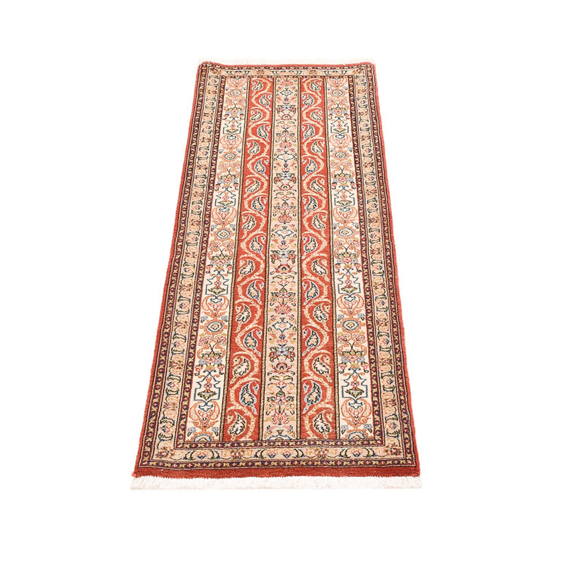 Corredor Tapete Persa - Ghom - Royal - 151 x 52 cm - bege escuro