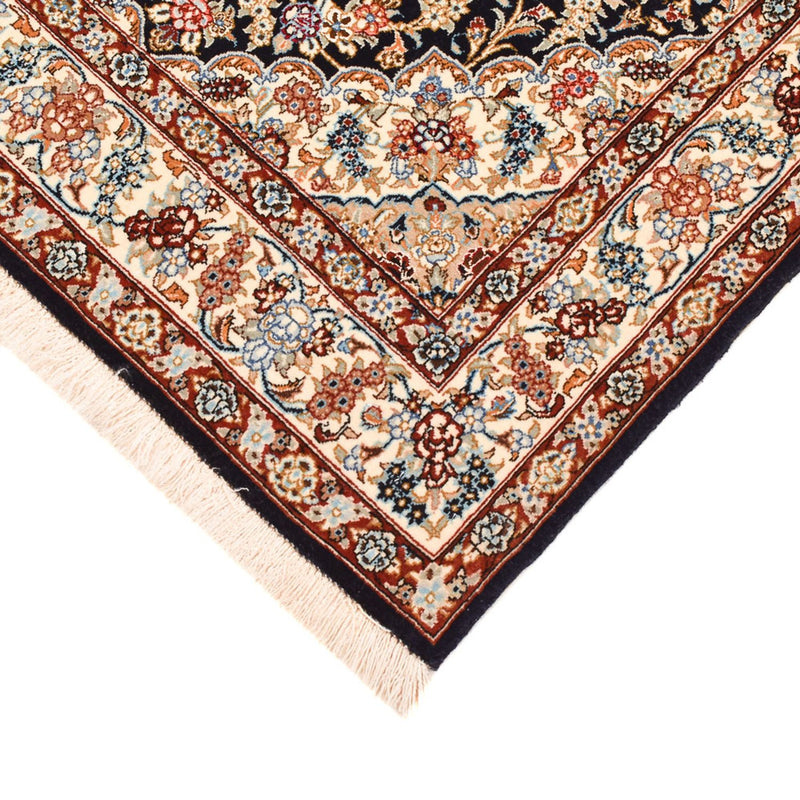 Tapete Persa - Isfahan - Premium - 148 x 101 cm - azul escuro