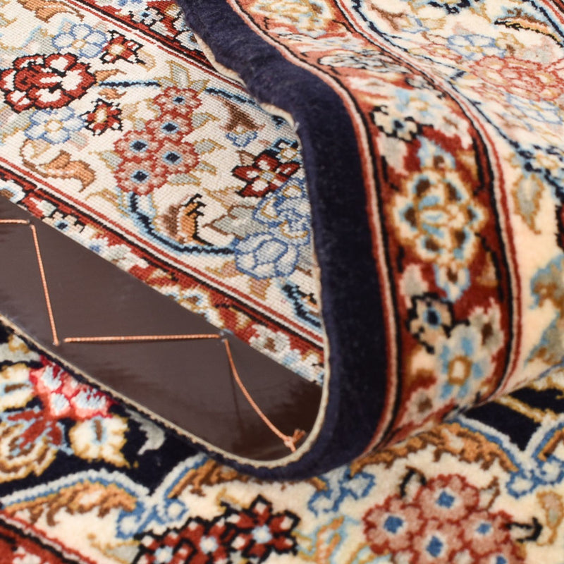Tapete Persa - Isfahan - Premium - 148 x 101 cm - azul escuro