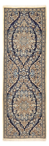 Corredor Tapete Persa - Nain - Royal - 188 x 65 cm - azul escuro – product image