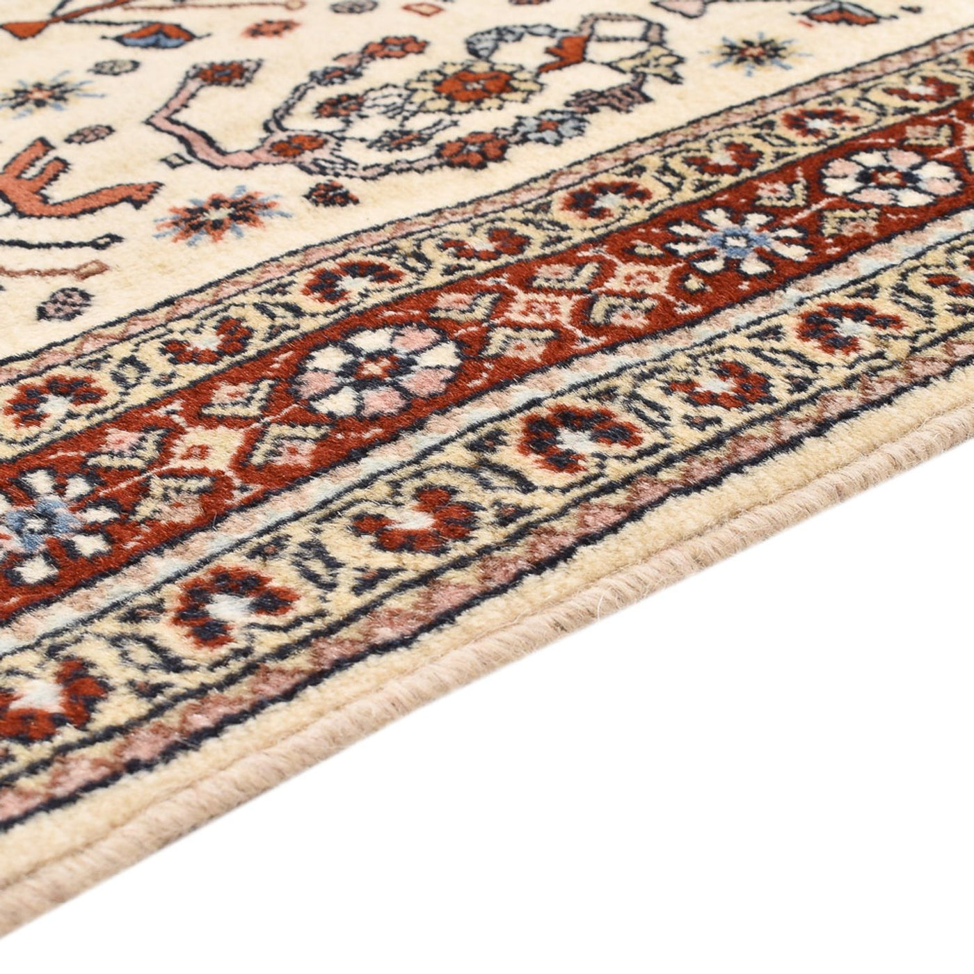 Corredor Tapete Gabbeh - Kashkuli Persa - 213 x 65 cm - bege