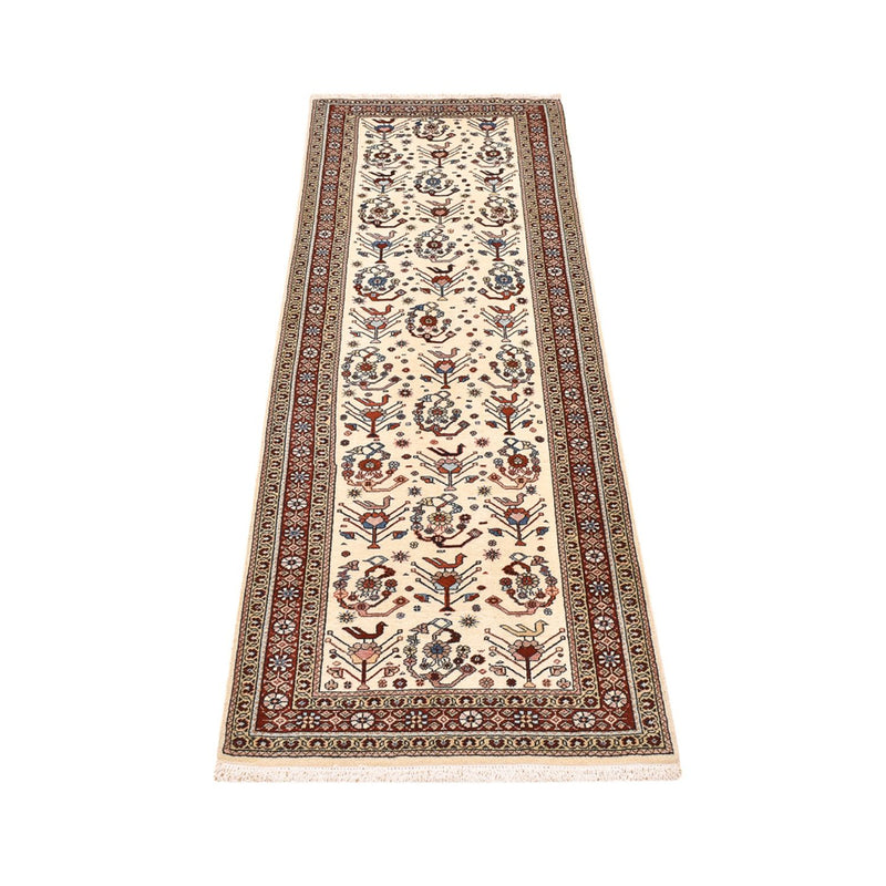 Corredor Tapete Gabbeh - Kashkuli Persa - 213 x 65 cm - bege
