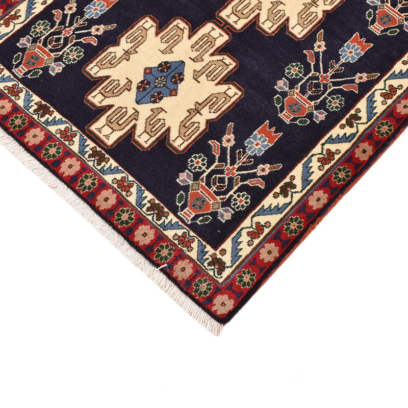 Tapete Gabbeh - Kashkuli Persa - 131 x 83 cm - multicolorido