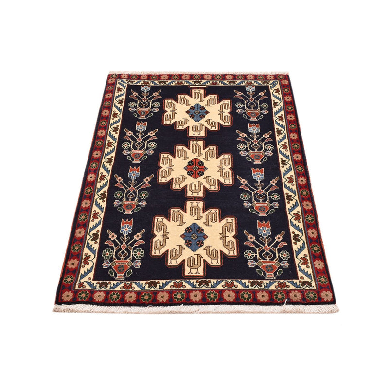 Tapete Gabbeh - Kashkuli Persa - 131 x 83 cm - multicolorido