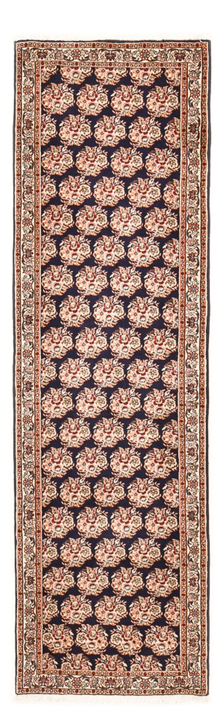 Corredor Tapete Persa - Bijar - 242 x 72 cm - azul escuro