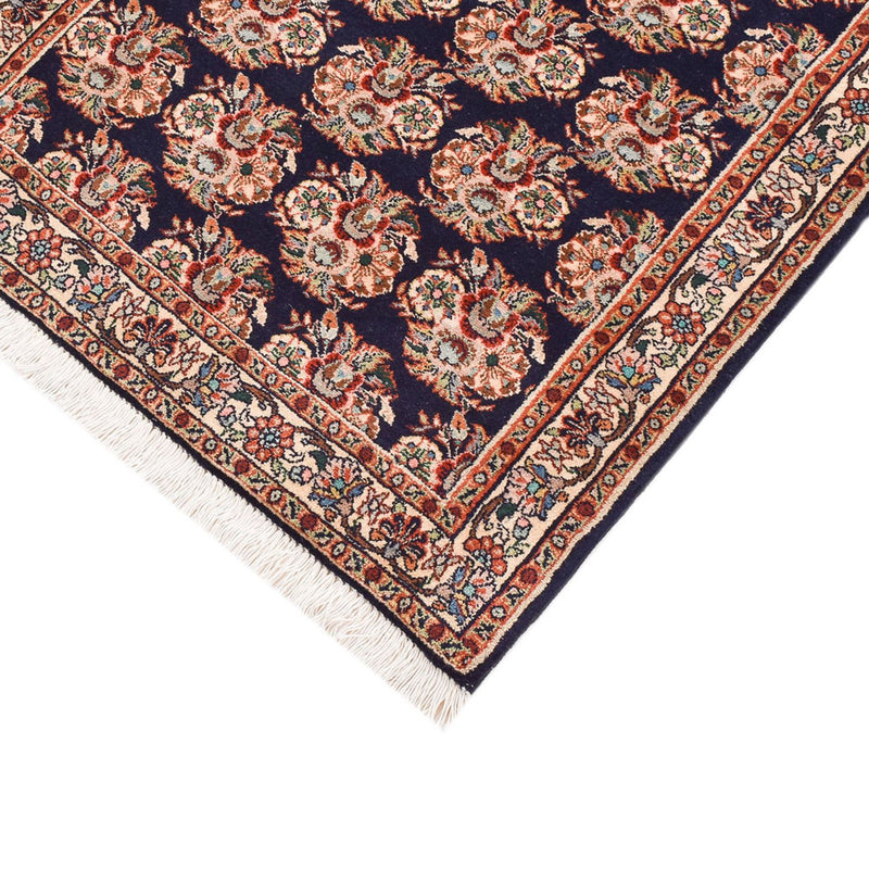 Corredor Tapete Persa - Bijar - 242 x 72 cm - azul escuro