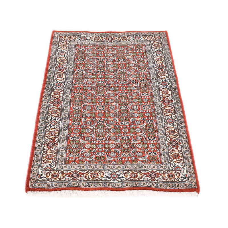 Tapete Persa - Bijar - 138 x 80 cm - ferrugem