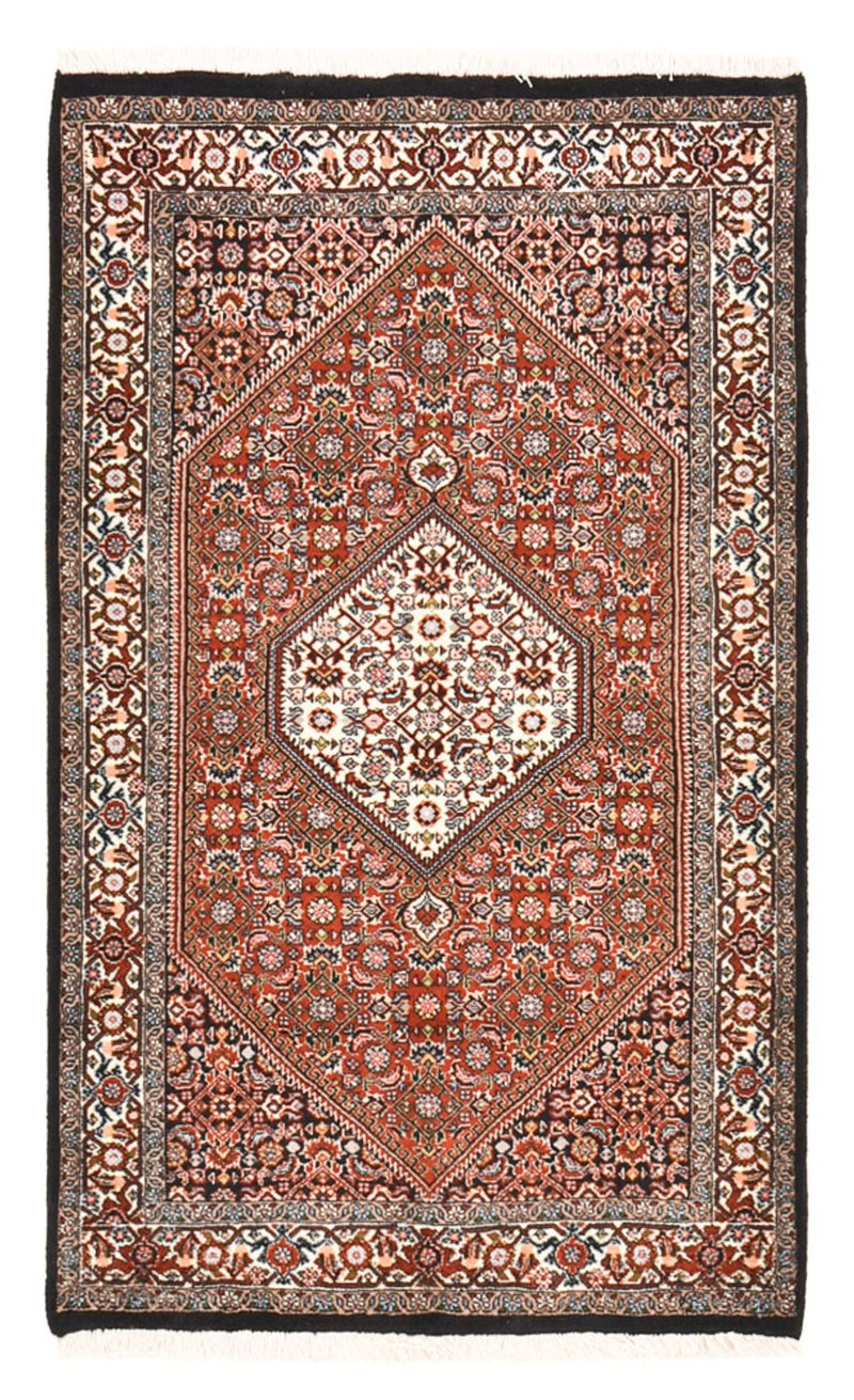 Tapete Persa - Bijar - 147 x 90 cm - ferrugem