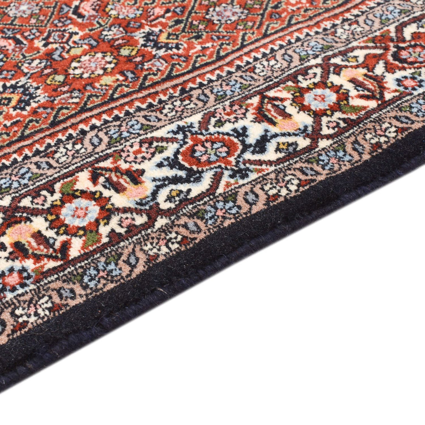 Tapete Persa - Bijar - 147 x 90 cm - ferrugem