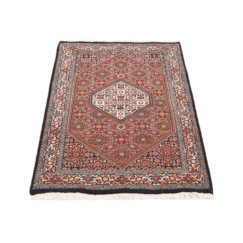 Tapete Persa - Bijar - 147 x 90 cm - ferrugem