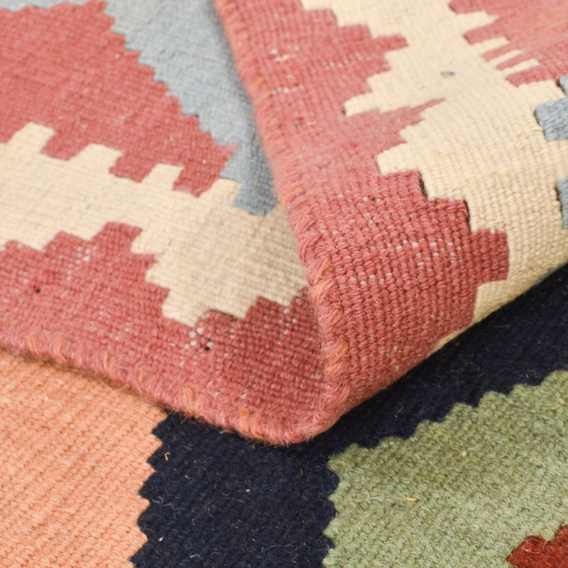 Tapete Kelim - Oriental - 145 x 94 cm - multicolorido
