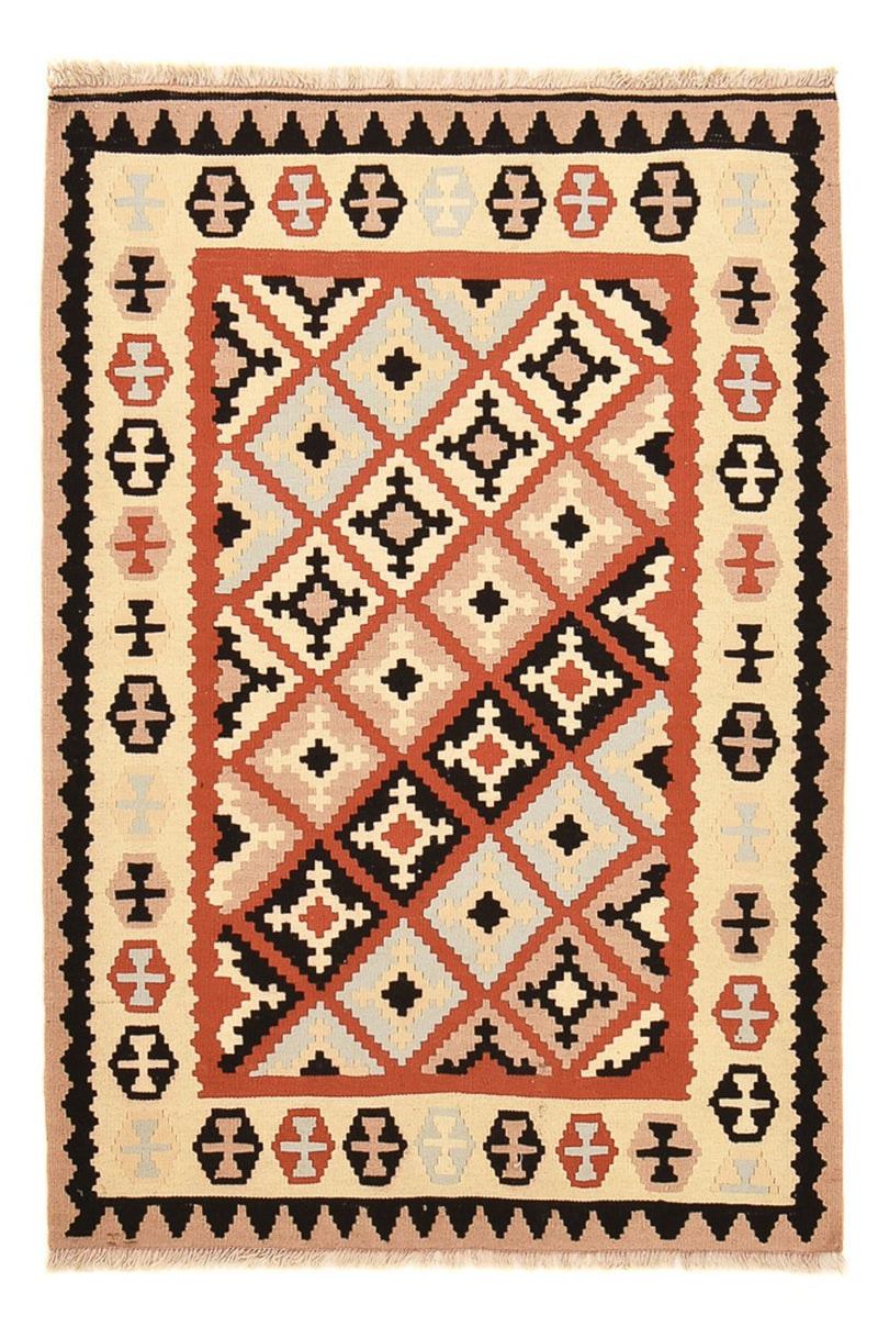 Tapete Kelim - Oriental - 150 x 106 cm - multicolorido