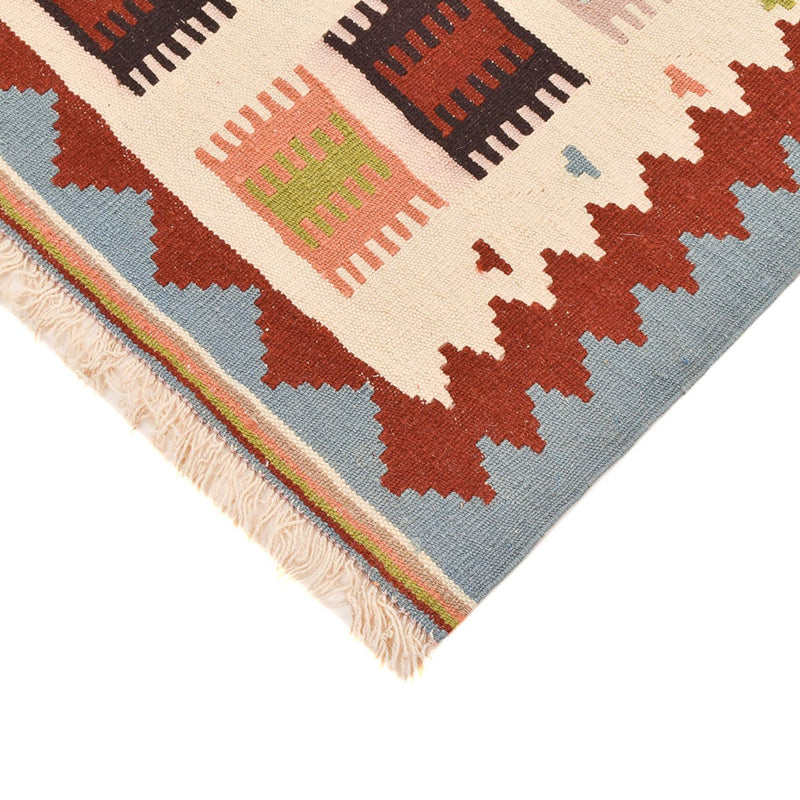Tapete Kelim - Oriental - 140 x 97 cm - multicolorido