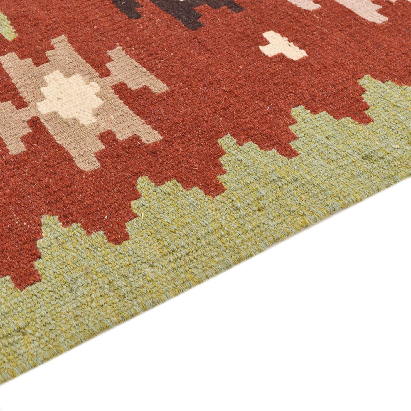 Tapete Kelim - Oriental - 132 x 97 cm - multicolorido
