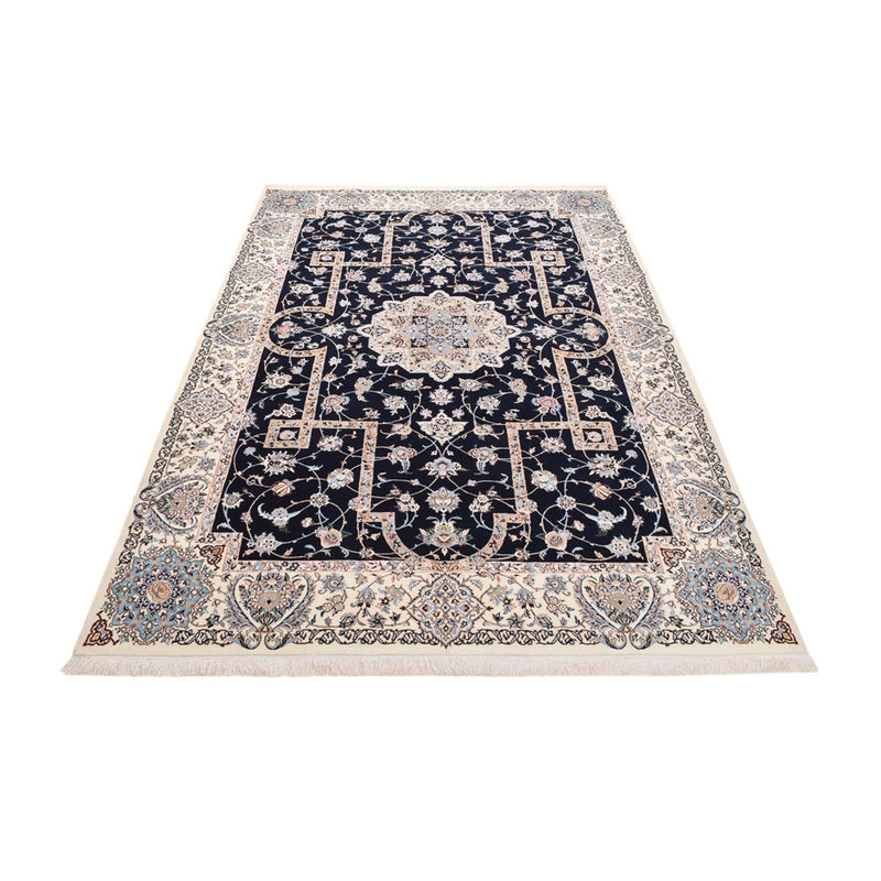 Tapete Persa - Nain - Premium - 308 x 207 cm - azul escuro