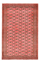 Tapete turquaman - 147 x 93 cm - vermelho