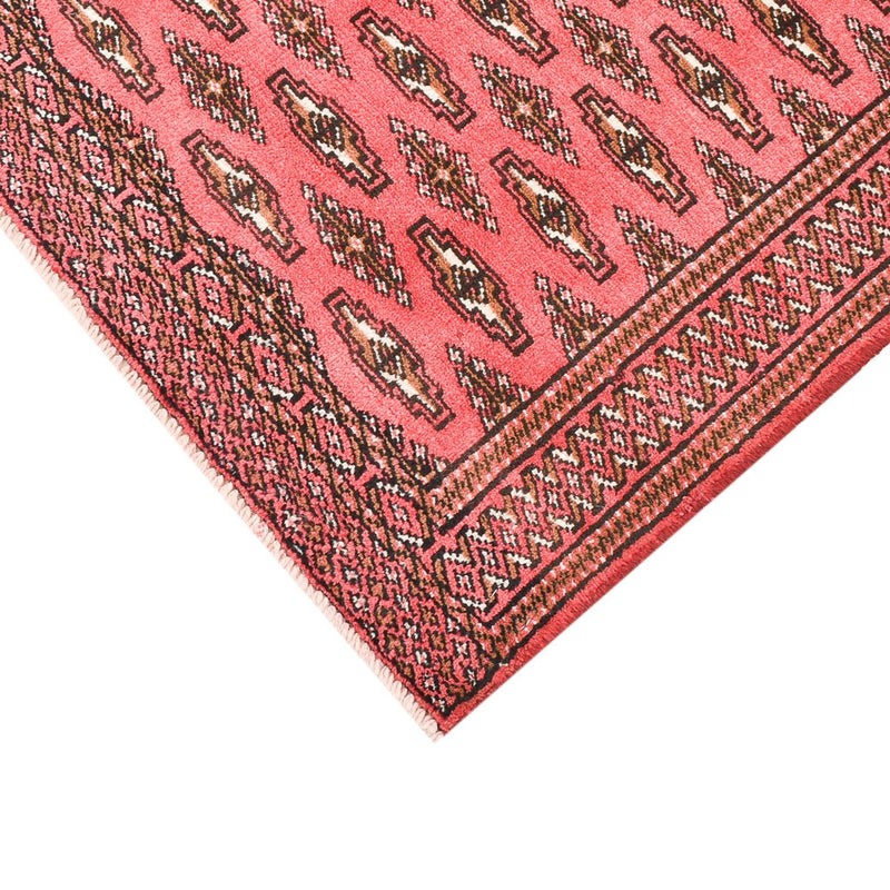 Tapete turquaman - 147 x 93 cm - vermelho