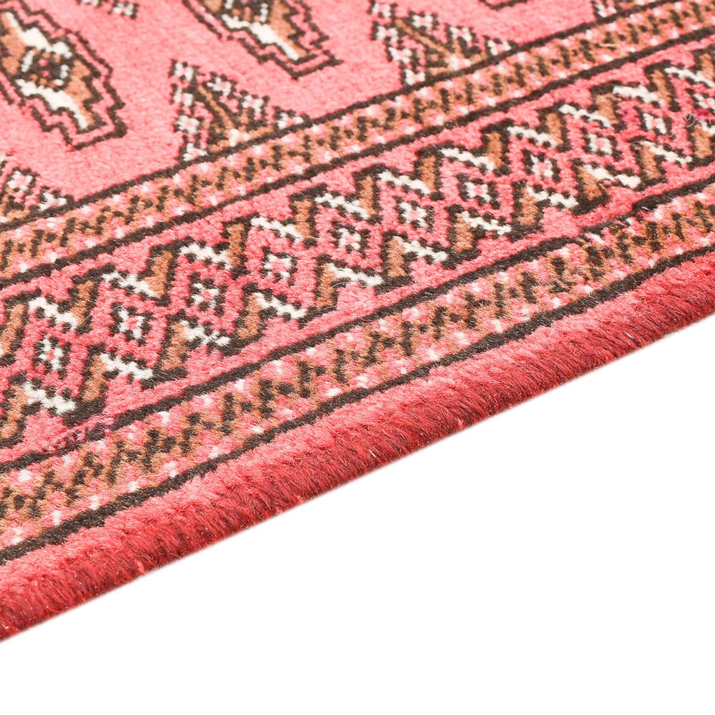Tapete turquaman - 147 x 93 cm - vermelho