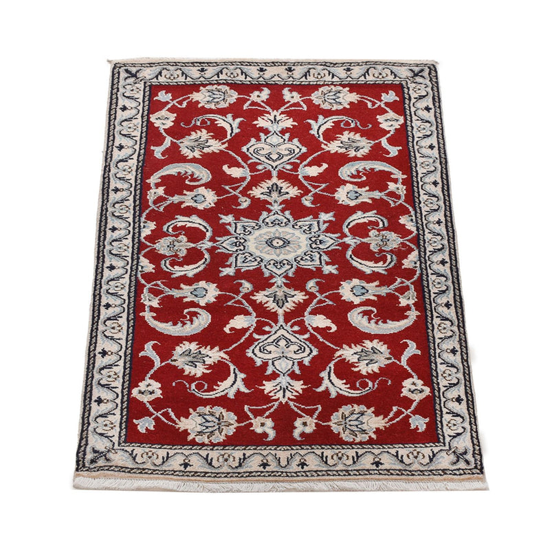 Tapete Persa - Nain - 139 x 69 cm - vermelho