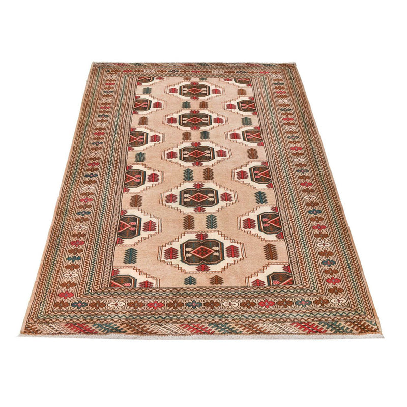 Tapete turquaman - 199 x 143 cm - multicolorido