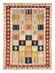 Tapete Gabbeh - Persa - 143 x 103 cm - multicolorido