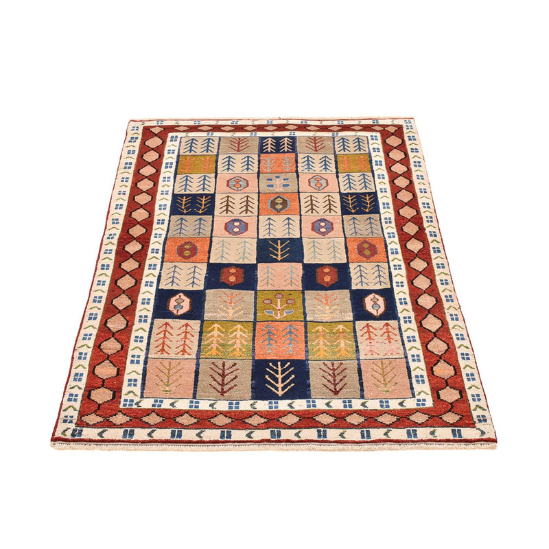 Tapete Gabbeh - Persa - 143 x 103 cm - multicolorido
