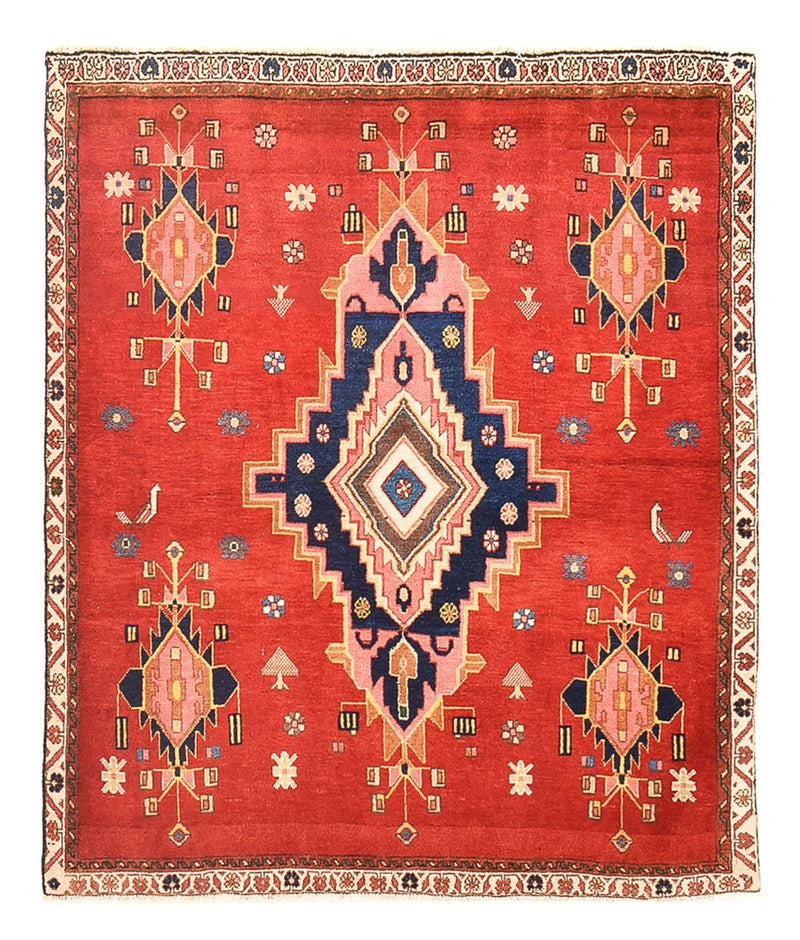 Afshar Sirjan Tapete 129x107cm - Tapete persa