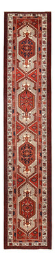Corredor Tapete Persa - Tabriz - 460 x 98 cm - ferrugem