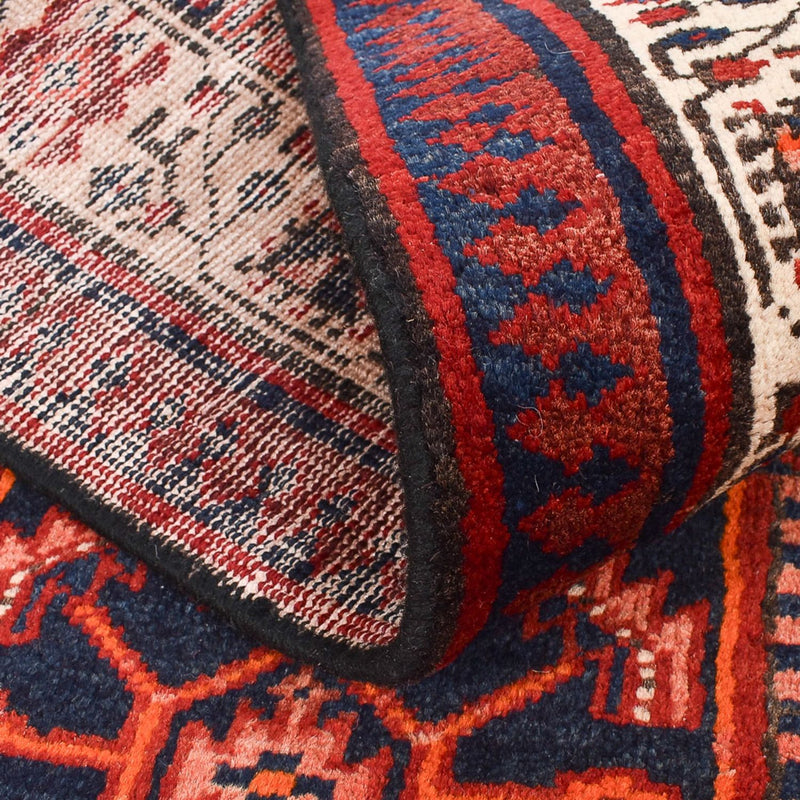Corredor Tapete Persa - Tabriz - 460 x 98 cm - ferrugem