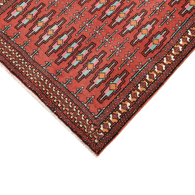 Tapete turquaman - 129 x 71 cm - vermelho