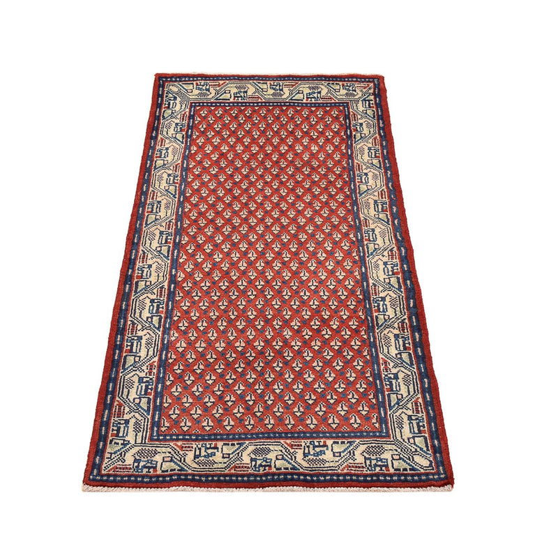 Corredor Tapete Persa - Mir - 126 x 57 cm - vermelho
