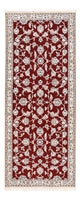 Corredor Tapete Persa - Nain - Royal - 215 x 90 cm - vermelho