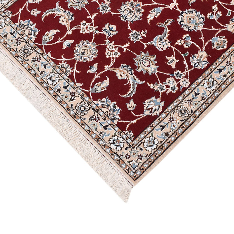 Corredor Tapete Persa - Nain - Royal - 215 x 90 cm - vermelho